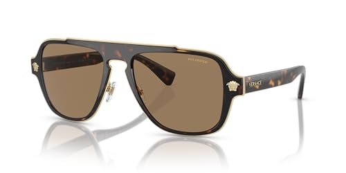 Versace 0VE2199 56 1252LA Okulary przeciwsłoneczne, Unisex-Adult, Wielobarwny (Wielobarwny), Jeden rozmiar