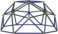 Place zabaw - vidaXL Dome wspinaczkowe dla dzieci 3-10 lat 196 cm 200 kg - miniaturka - grafika 1