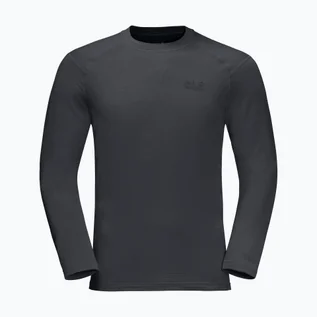 Odzież trekkingowa damska - Koszulka trekkingowa longsleeve męska Jack Wolfskin Infinite LS grafitowa 1808311 | WYSYŁKA W 24H | 30 DNI NA ZWROT - grafika 1