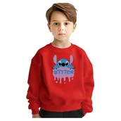 Bluzy dla dziewczynek - BLUZA DZIECIĘCA MŁODZIEŻOWA STITCH 122-128 WZORY PREZENT - miniaturka - grafika 1