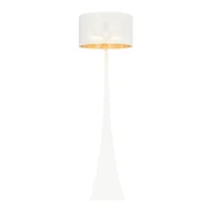 Lampy stojące - ESTRELLA LP1 WH/GOLD 1155/LP1 lampa podłogowa oryginalny design duży abażur - miniaturka - grafika 1