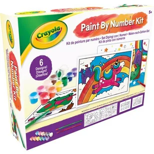 Crayola: Malowanie według numerów - Zabawki kreatywne - miniaturka - grafika 1
