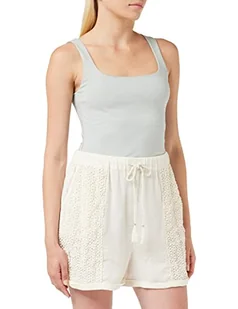 Superdry Damskie szorty na co dzień, Off White, XL - Spodenki damskie - miniaturka - grafika 1