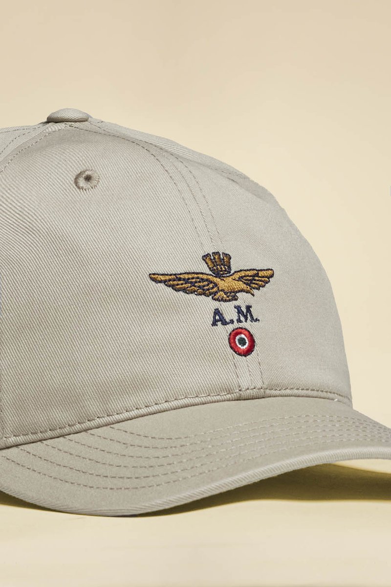 Aeronautica Militare Czapka z daszkiem 261HA1246UCT02261 – beż