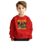 Bluzy dla dziewczynek - BLUZA DZIECIĘCA BRAINROT BORN TO ROT 134-140 DLA CHŁOPCA DZIEWCZYNKI - miniaturka - grafika 1