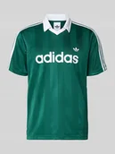 Koszulki męskie - Koszulka piłkarska z wykładanym kołnierzem i nadrukiem z logo - miniaturka - grafika 1