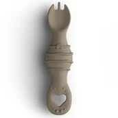 Sztućce dla dzieci - Widelco - Łyżeczka silikonowa NATURAL, BabySteps - miniaturka - grafika 1