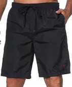 Kąpielówki męskie - Jp 1880 Kąpielówki Czarne Z Kieszeniami Męskie Wiązane Plus Size 8Xl J2A - miniaturka - grafika 1