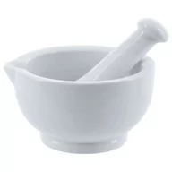 Pojemniki na przyprawy - HIT TRADING MOŹDZIERZ CERAMIKA BIAŁY 14CM 131009 - miniaturka - grafika 1