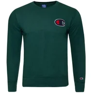 Bluzy męskie - Champion bluza męska zielona klasyczna 214189-GS571 S - miniaturka - grafika 1