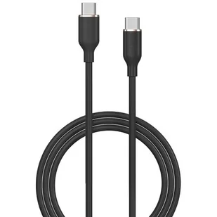 Kabel USB Typ-C - USB Typ-C DEVIA Jelly 60W 1.2 m Czarny - Kable USB - miniaturka - grafika 1