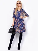 Sukienki - Sukienka z pięknymi rękawami - miniaturka - grafika 1