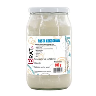 Pasta kokosowa 900g MUS KOKOSOWY 100% NATURALNY - Szybkie dania obiadowe - miniaturka - grafika 1