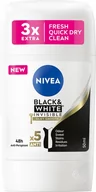 Dezodoranty i antyperspiranty męskie - Antyperspirant w sztyfcie NIVEA Black&White - miniaturka - grafika 1