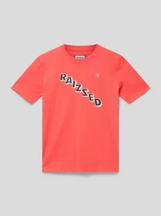 T-shirt z nadrukiem z logo - Koszulki dla chłopców - miniaturka - grafika 1
