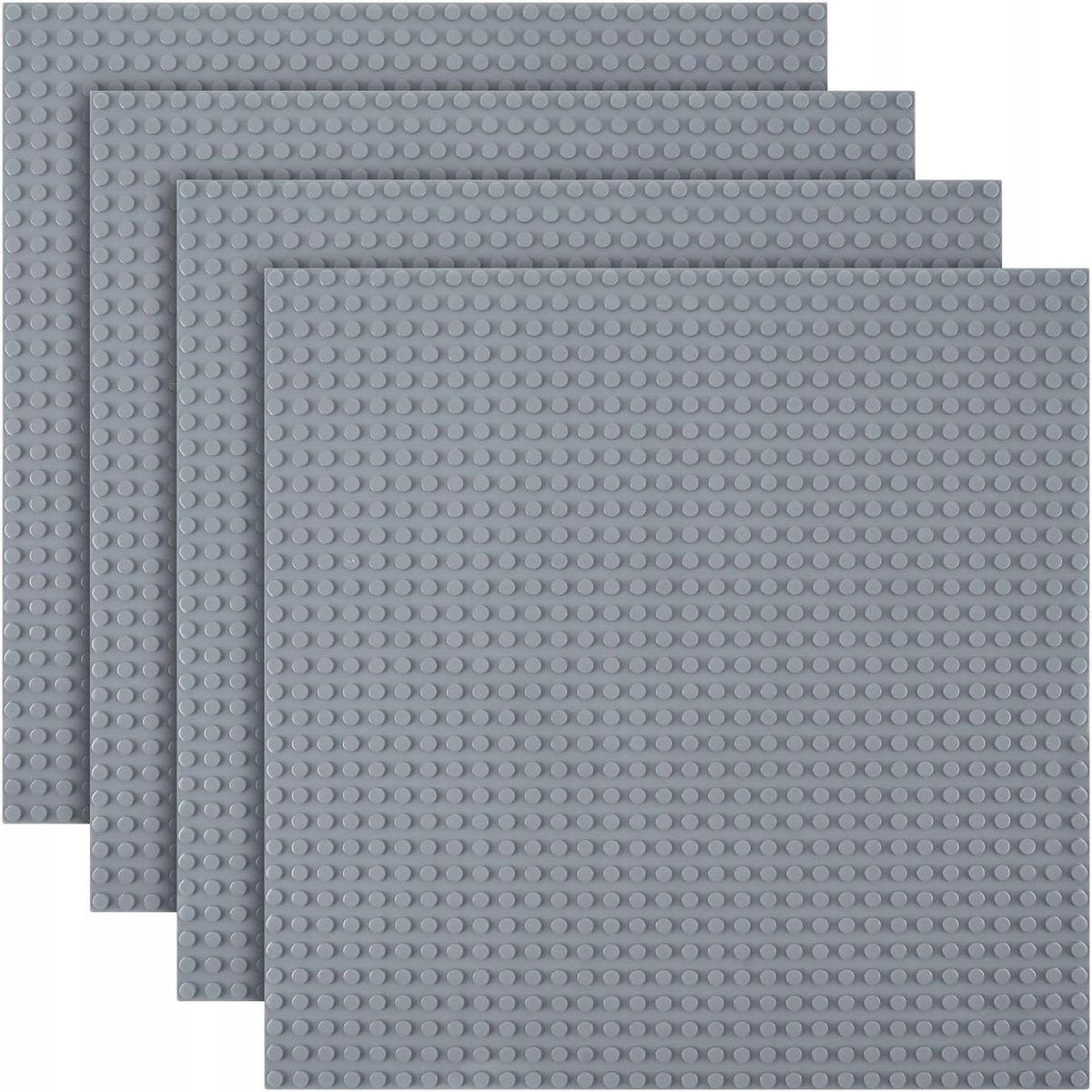 PŁYTY KONSTRUKCYJNE ZESTAW 4 SZT 25,5x25,5 CM KOMPATYBILNE KLOCKI