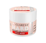 Żele do paznokci - Claresa Hard & Easy żel budujący Light Beige 45 g - miniaturka - grafika 1