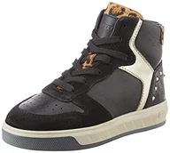 Buty dla dziewczynek - HIP Dziewczęce H1249 sneakersy, czarny, 31 EU - miniaturka - grafika 1