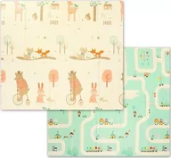 Maty piankowe - Babyono XPE mata piankowa 180x200cm dwustronna - miniaturka - grafika 1