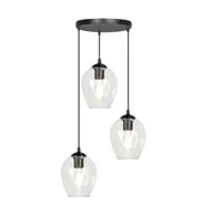 Lampy sufitowe - Emibig ISTAR 3 BL PREMIUM TRANSPARENT 679/3PREM lampa wisząca 3x40W/E27 IP20 679/3PREM - miniaturka - grafika 1