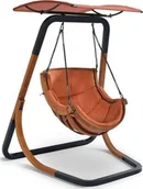 Fotele ogrodowe wiszące - Elior Ogrodowy fotel wiszący terracotta - Pasos 3X - miniaturka - grafika 1