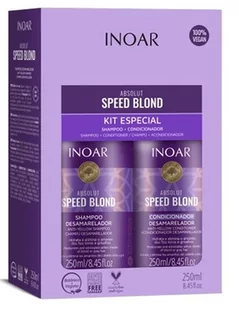 Absolut Inoar Speed Blonde zestaw do pielęgnacji włosów, 2 x 250 ml Z-4 - Odżywki do włosów - miniaturka - grafika 1