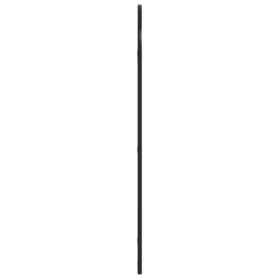Lustro ścienne, czarne, 50x100 cm, zakończone łukiem, żelazo  Lumarko! - Lustra - miniaturka - grafika 5