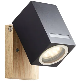 Regulowany kinkiet elewacyjny Galeni 96375/76 IP44 czarny - Lampy ogrodowe - miniaturka - grafika 1