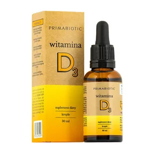 Witamina D3 w kroplach (30 ml) - Witaminy i minerały - miniaturka - grafika 1