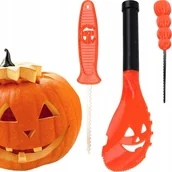 Dekoratorstwo - Zestaw Narzędzi Do Drążenia Dyni Halloween Dekorowania Wycinania Rzeźbienia - miniaturka - grafika 1