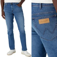 Spodnie męskie - Wrangler TEXAS SLIM The Maverick DOPASOWANE SPODNIE JEANSOWE DżINS W33 L34 - miniaturka - grafika 1