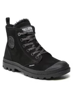 Półbuty damskie - Palladium Trapery Pampa Hi Zip Wl 95982-010-M Czarny - miniaturka - grafika 1