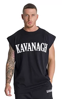 Garnitury - Gianni Kavanagh Męska kamizelka Black Kavanagh Oversized Vest, czarny, XS - grafika 1