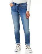 Spodnie damskie - G-Star Raw Jeansy Damskie Midge ze Średnim Stanem o Kroju Straight, Niebieskie, 31W x 30L - miniaturka - grafika 1