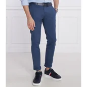 Spodnie męskie - Tommy Hilfiger Spodnie chino | Slim Fit | pima - miniaturka - grafika 1