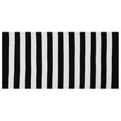 Dywany zewnętrzne - Beliani Dywan na zewnątrz czarno-biały 80 x 150 cm TAVAS - miniaturka - grafika 1