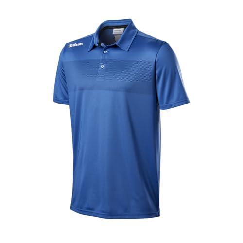Wilson Męska koszulka polo niebieska