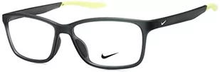 NIKE Unisex Nike 7118 okulary przeciwsłoneczne, matowe, ciemnoszare/Volt, 55 - Oferty nieskategoryzowane - miniaturka - grafika 1