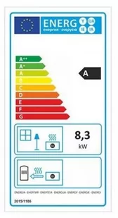 Piec piecyk kominek na drewno 8,3kW - spełnia anty-smogowy EkoProjekt 48280236 - Piece wolnostojące - miniaturka - grafika 4