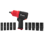 Klucze pneumatyczne - Klucz Pneumatyczny Udarowy 1900Nm REDATS P-180 1/2" + wtyk 1/4" + nasadki udarowe REDATS - miniaturka - grafika 1