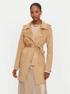 Płaszcze damskie - Morgan Płaszcz przejściowy 242-GARIA Beżowy Regular Fit - miniaturka - grafika 1