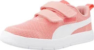 Buty trekkingowe dziecięce - Tenisówki Puma Model Courtflex V3 Mesh Ps Kolor Pomarańczowy - miniaturka - grafika 1
