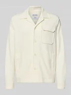 Kurtki męskie - Kurtka koszulowa z kołnierzem z połami - miniaturka - grafika 1