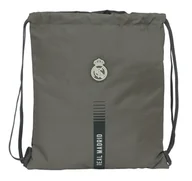 Plecaki - REAL MADRID 3. WYPOSAŻENIE 24/25 - Duży plecak z płaskim workiem, idealny dla dzieci w różnym wieku, wygodny i wszechstronny, jakość i wytrzymałość, 35 x 40 cm, Szary, M, Casual - miniaturka - grafika 1