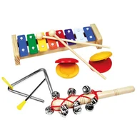 Instrumenty muzyczne dla dzieci - Bino Zestaw muzyczny 4 sztuki  OD 250 ZŁ! GXP-698331 - miniaturka - grafika 1
