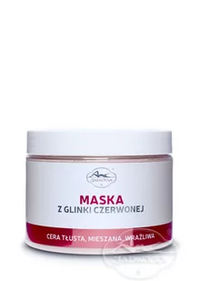 Jadwiga Saipan Maska z Glinki Czerwonej 500 ml - Maseczki do twarzy - miniaturka - grafika 1