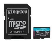 Karty pamięci - Kingston Canvas Go! Plus 64GB (SDCG3/64GB) - miniaturka - grafika 1