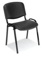 Fotele i krzesła biurowe - Krzesło konferencyjne black V04 - miniaturka - grafika 1