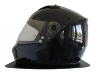 Kaski motocyklowe - Metalowy Wieszak Półka Ścienna Na Kask Motocyklowy Rowerowy Czarna - miniaturka - grafika 1