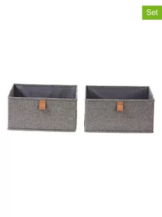 STORE IT Organizery (2 szt.) w kolorze szarym - 30 x 15 x 30 cm - Pudła i pojemniki do przechowywania - miniaturka - grafika 1